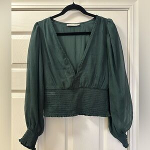 Abercrombie Smocked Waist Top